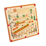 HUZU Labyrinth-Thema Magnetisches Spiel, Farben und Zahlen Lernen, Montessori...