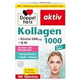 Doppelherz Kollagen 1000 + Biotin + Q10 - Mangan und Kupfer tragen zur normalen...