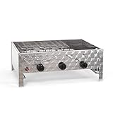 Korpus 11 kW 3x Edelstahl-Brenner Gehäuse Rahmen Bräter 3-flammig Gasgrill...