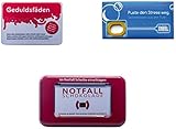 Liebeskummerpillen Anti Stress Notfallpaket (Notfallschokolade, Seifenblasen Puste den...