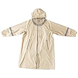 predolo Kinder-Regenmantel, Regenponcho für Schüler mit Rucksack, Outwear mit Kapuze,...