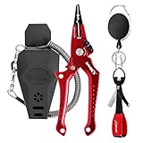 SAMSFX Aluminium-Feststellzangen für Angelsport Fishing Pliers mit schnellem...