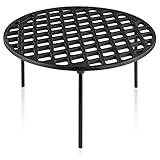 BBQ-Toro Gusseisen Grillrost Ø 35 cm mit 3 Beinen | rund | Dutch Oven Untersetzer, Grill...