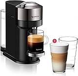 Nespresso Krups Vertuo Next Kaffeemaschine, Kaffeekapselmaschine + View Latte Macchiato (2...