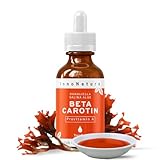 InnoNature Beta Carotin Tropfen | aus der Alge Dunaliella Salina | 30ml, Hochdosiert mit...