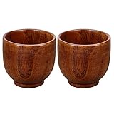 Tasse Jujube rund, aus Massivholz, Teetasse aus Holz, japanische Tassen, aus...