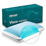 Okaei GelCell - Memory Foam Kissen mit kühlendem Gelbezug - Komfortables Kissen...