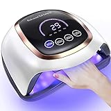 NAXBEY UV für Gelnägel,168W Led Lampe Nägel mit großem 7,5-Zoll-LCD-Touchscreen/4...