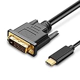 Upgrow Kabel USB Typ C-auf DVI, 4K bei 30 Hz, Thunderbolt-auf-DVI-Kabel, 1,8 m,...