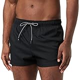 PUMA Herren Korte lengte zwemshorts voor heren Badehose, Schwarz, L EU