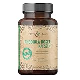 Rhodiola Rosea Kapseln – 120 Kapseln – 5000 mg Aus 10:1 Extrakt Rosenwurz Rhodiola...