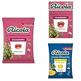 Ricola Cranberry & Menthol Zitrone Extra Stark Bundle