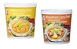 Cock Brand - Probierset Currypasten - 2er Pack (2 x 400g) - 2 Sorten, je 1 Dose Gelb,...