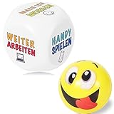 Anti Stress Würfel und Stressball, der Bunte Stresswürfel mit 6 lustigen...