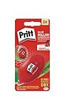 Pritt Kleberoller Compact, permanent, 10m Länge, sofortige Klebekraft, für Papier,...