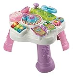 VTech Baby Abenteuer Spieltisch pink – Bunter Babyspieltisch mit 6 Spielfeldern und...