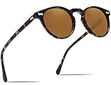 Carfia Sonnenbrille polarisierte UV400 Schutz Vintage Eyewear für das Fahren von Reisen,...