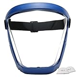 Vollständige Gesichtsmaske, Gesichtsschild mit 2pcs Baumwollfiltern Anti -Nebel -High...