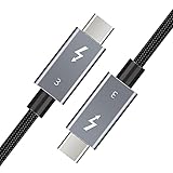 Thunderbolt 3 Kabel 1m | unterstützt 100W Leistung | Ladekabel / 40Gbps Datentransfer,...