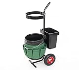 WESTMANN Hand- & Gartenwagen | 40x56x104 cm Grün | Werkzeugtrolley Set |...