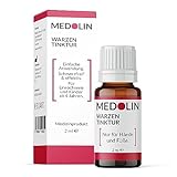 Medolin® Warzen Tinktur für Fuß & Hand - Effektives Warzenmittel zur Behandlung von...