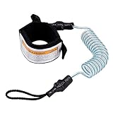 Surfboard Leash Surfen Leine 5 mm 5 ft mit Fußschlaufe Klettverschluss für...