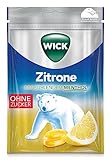 WICK Hustenbonbons Zitrone und natürliches Menthol ohne Zucker Vorratspack –...