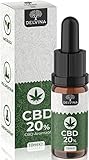 CBD Öl 20% Vollspektrum Gold - Premium Hanföl Tropfen mit 20 Prozent Cannabidiol in...