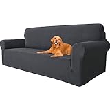 YSTELLAA Stretch Sofa überzug 3 Sitzer, Super Elastisch Sofabezug Mit Armlehnen...