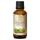 Zitronengras Ätherisches Öl 50ml - Cymbopogon Flexuosus - Indien - Lemongras...