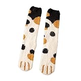 Flauschige Damen-Socken, gemütlich, weich, flauschig, niedliche Tier-Slipper-Socken,...