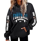 Hoody Damen Mit Kapuze Langarm Pullover Baggy Langarmshirts Herbst Winter Warm...