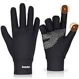 AOHAN Laufhandschuhe Herren Sport Handschuhe Unisex Winddicht Winter Fahrradhandschuhe...