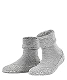 FALKE Damen Stoppersocken Cosyshoe W HP Wolle rutschhemmende Noppen 1 Paar, Grau (Light...