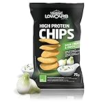 Layenberger High Protein Chips Sour Cream & Onion, satte 43,8 % Eiweiß und nur 19,8 %...