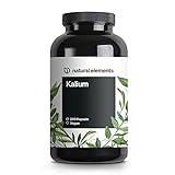 Kalium – 240 Kapseln mit 800 mg elementarem Kalium (aus Kaliumcitrat) pro Tagesdosis –...