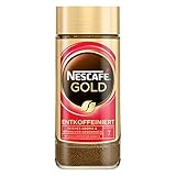 NESCAFÉ GOLD Entkoffeiniert, löslicher Bohnenkaffee, Instant-Kaffee aus erlesenen...