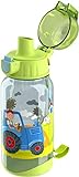 HABA 304486 - Trinkflasche Traktor, 400ml Kinder-Trinkflasche mit Traktor-Motiv...