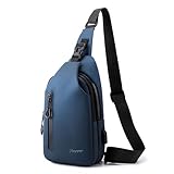 Pangogogo Wasserfest Crossbody Bag Herren|Leichte Kratzfeste Umhängetasche...