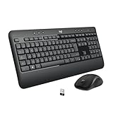 Logitech MK540 Advanced Kabellose Tastatur und Maus Combo für Windows, 2,4 GHz...