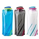 YoMaris Unisex Adult 700ML Faltbare Set von 3 mit CE, ROHS Zertifikate, Zusammenklappbare...