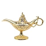 Aladdin Genie Lampe Genie Light Lampe, Aladdin Light Magic Genie Light Metal geschnitzt...