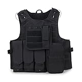 QMFIVE MOLLE RRV Assault Combat Weste mit Beutel/Traning Schutz Sicherheitsweste für...