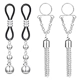 LAURITAMI Fake Brustwarzenpiercing Nippelpiercing Nippelschmuck Non-Pierced...