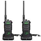 Retevis RT86 Walkie Talkie, Profi Funkgerät mit großer Reichweite, 2600 mAh, Bildschirm,...