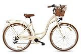 Goetze Mood Damenfahrrad Retro Vintage Holland Citybike, 28 Zoll Alu Räder, 7 Gang,...