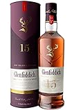 Glenfiddich 15 Jahre Single Malt Scotch Whisky Solera mit Geschenkverpackung,...