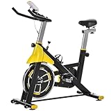 HOMCOM Fahrradtrainer, höhenverstellbares Fitnessfahrrad, Rollentrainer mit...