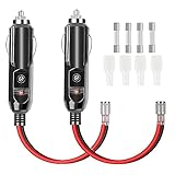 Zigarettenanzünder Stecker 12v 24v 2 Stück Cigarette Lighter Plug KFZ Stecker...