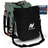 Aventoures® [TESTSIEGER 4in1 Fahrradtasche für Gepäckträger 25L | Wasserdicht...